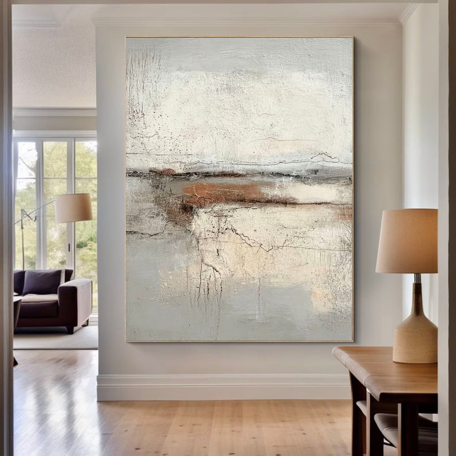Wabi-Sabi Art | Fractured Earthen Calm