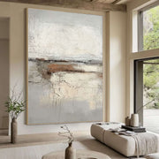 Wabi-Sabi Art | Fractured Earthen Calm