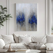 3D-Textured Art | Azure Drip Duet