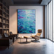 Impressionist Art | Turquoise Ripple Dance