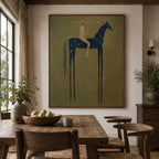Vintage Americana Art | Emerald Stillness
