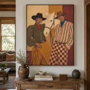 Vintage Americana Art | Where the Reins Remember