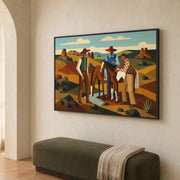 Vintage Americana Art | Desert Creek Cowboy Gathering