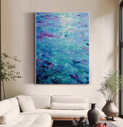 Impressionist Art | Turquoise Ripple Dance