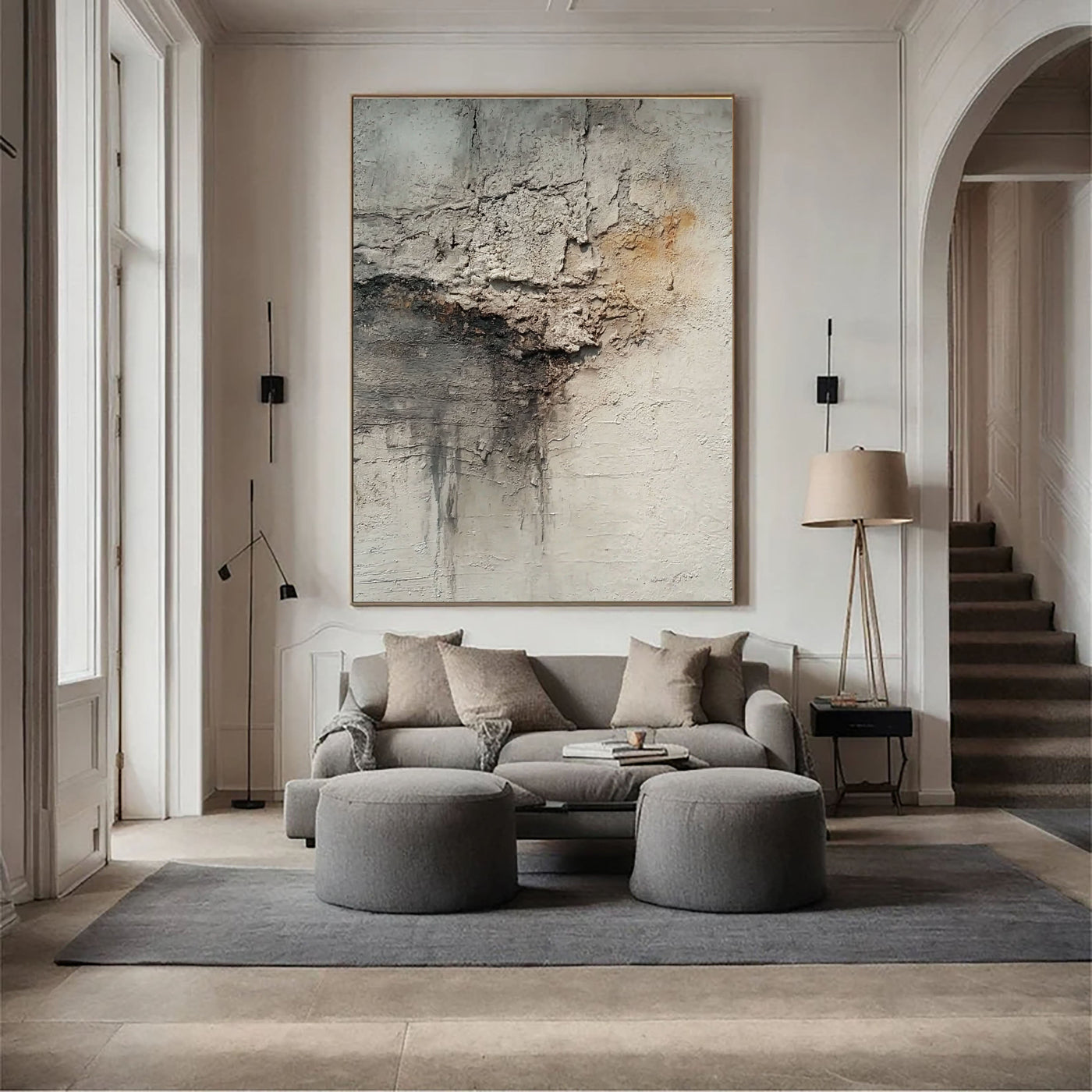 Wabi-Sabi Art | Eroded Plaster Echo