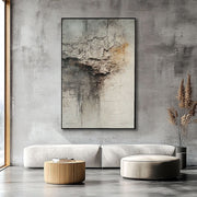 Wabi-Sabi Art | Eroded Plaster Echo