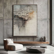Wabi-Sabi Art | Eroded Plaster Echo