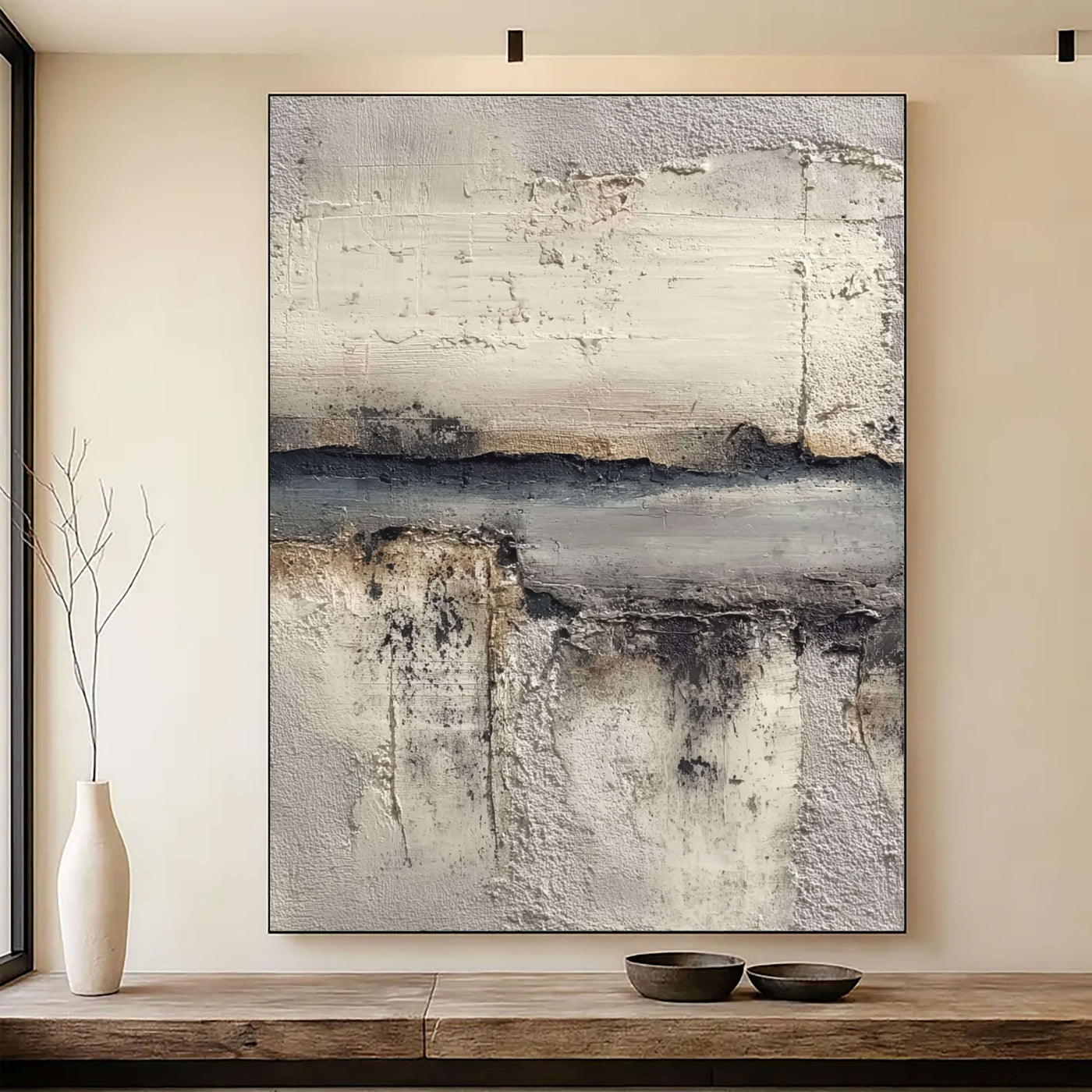 Wabi-Sabi Art | Weathered Riverbed
