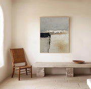 Wabi-Sabi Art | Cracked Plaster Serenity