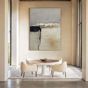 Wabi-Sabi Art | Cracked Plaster Serenity