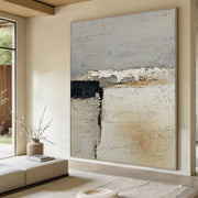 Wabi-Sabi Art | Cracked Plaster Serenity