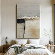 Wabi-Sabi Art | Cracked Plaster Serenity