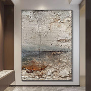Wabi-Sabi Art | Cracked Shoreline Hush