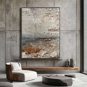 Wabi-Sabi Art | Cracked Shoreline Hush