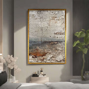 Wabi-Sabi Art | Cracked Shoreline Hush