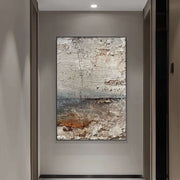 Wabi-Sabi Art | Cracked Shoreline Hush