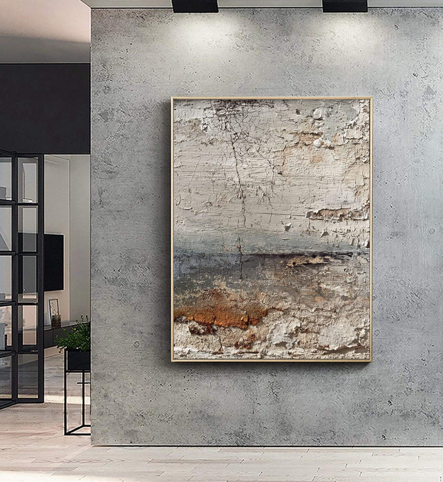 Wabi-Sabi Art | Cracked Shoreline Hush