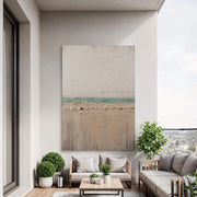 Wabi-Sabi Art | Coastal Shell Horizon