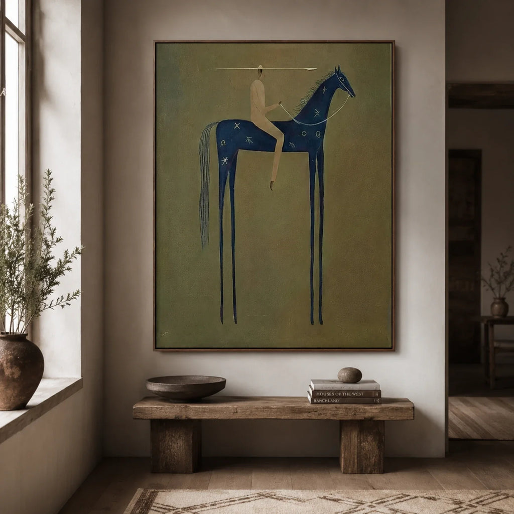 Vintage Americana Art | Emerald Stillness