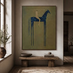 Vintage Americana Art | Emerald Stillness