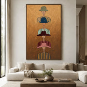 Vintage Americana Art | Vertical Whispers Of Strangers