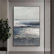 3D-Textured Art | Coastal Cracked Layers