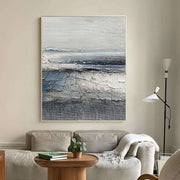 3D-Textured Art | Coastal Cracked Layers