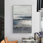 3D-Textured Art | Coastal Cracked Layers