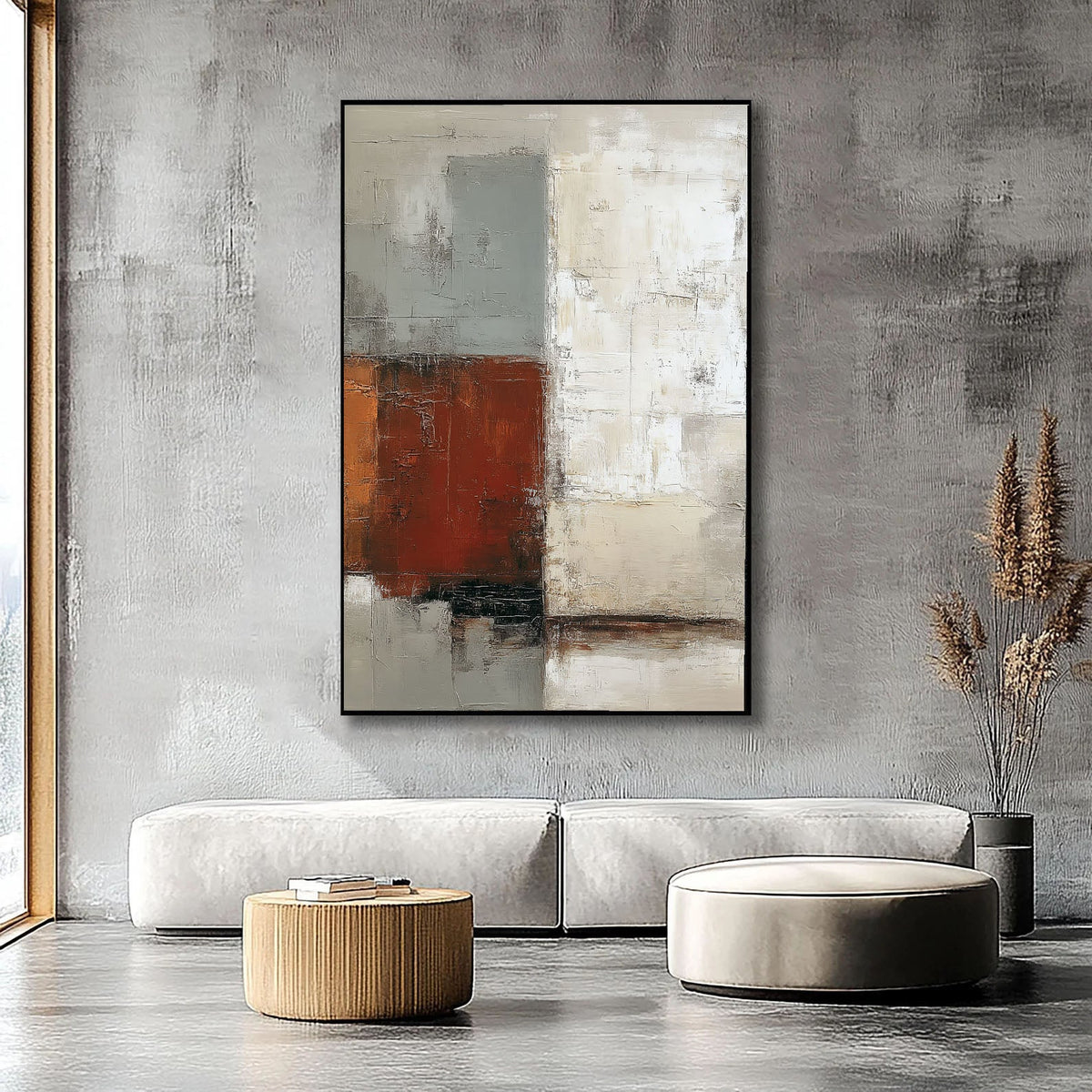 Abstract Art | Textured Block Harmony