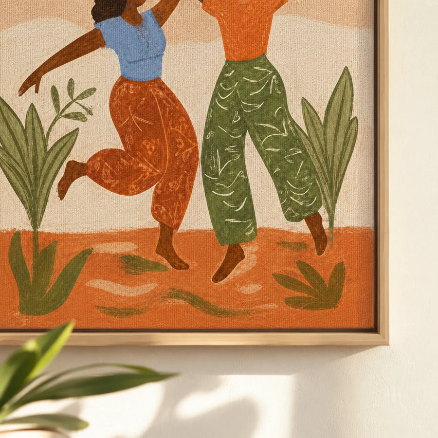Vintage Americana Art | Dance of Joy