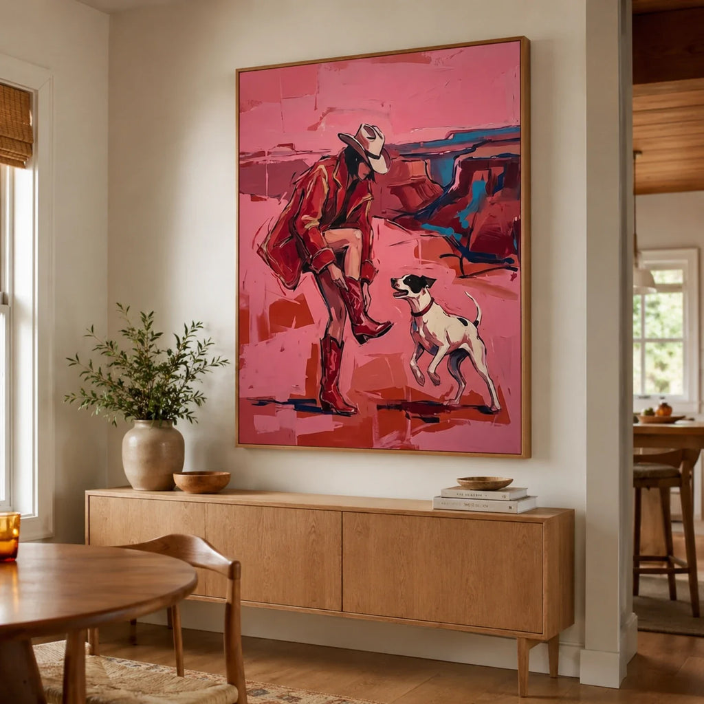 POP Art | Cowgirl & Canyon Pup