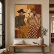 Vintage Americana Art | Where the Reins Remember