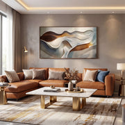 3D-Textured Art | Earthy Wave Relief