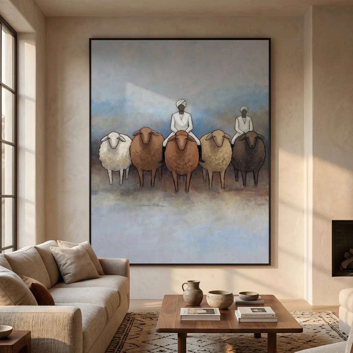 Vintage Americana Art | Pastoral Silence