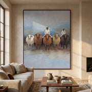 Vintage Americana Art | Pastoral Silence