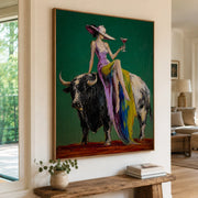 POP Art | Velvet Dominion Beneath the Verdant Silence
