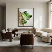 Surreal Art | Frog on Bark