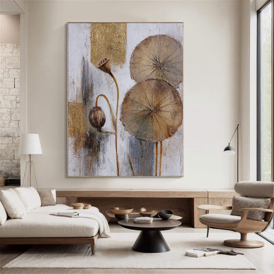 Wabi-Sabi Art | Withered Lotus Pods