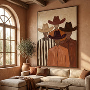 Vintage Americana Art | Quiet Brotherhood