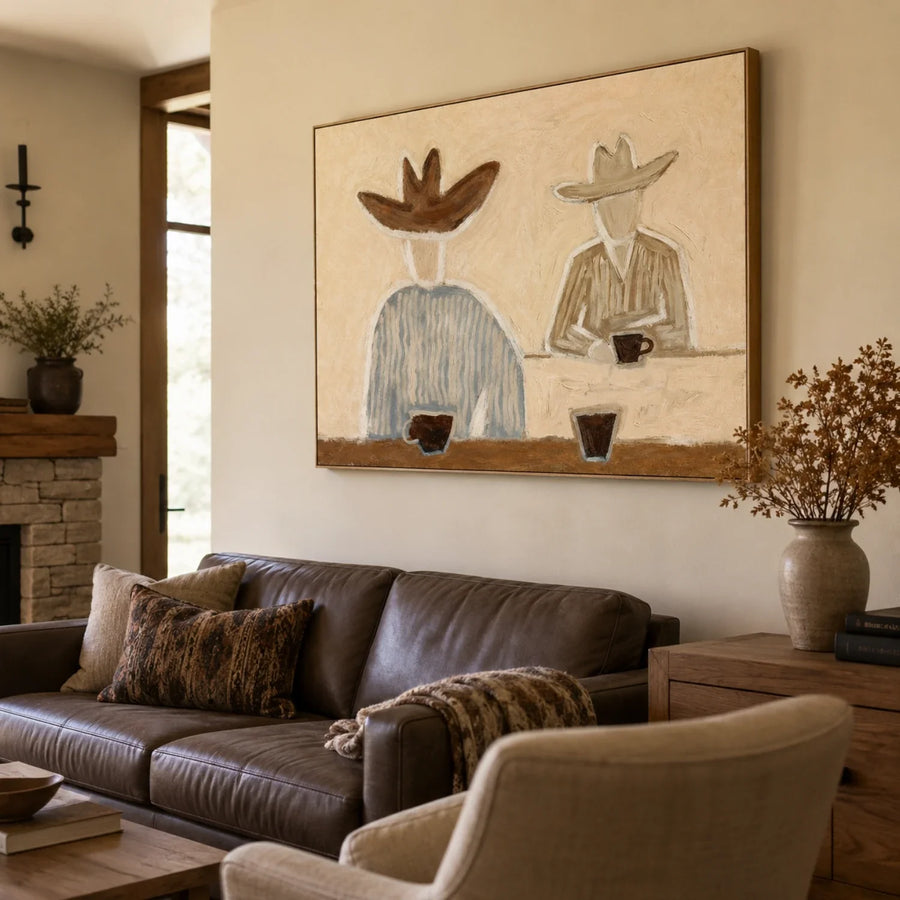 Vintage Americana Art | Between Sips of Silence