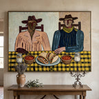Vintage Americana Art | Taco Supper