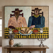 Vintage Americana Art | Taco Supper