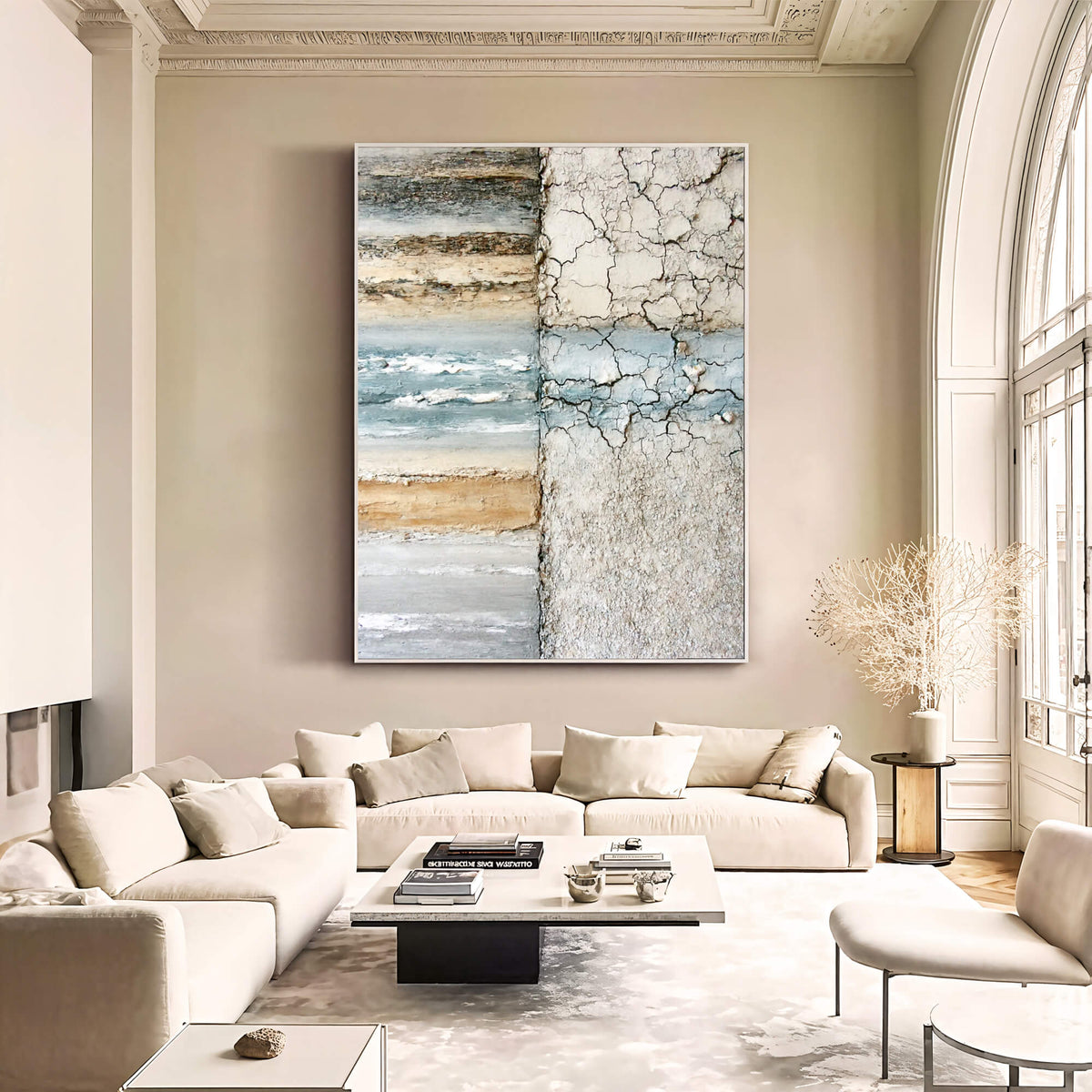Wabi-Sabi Art | Stratified Cracked Earth