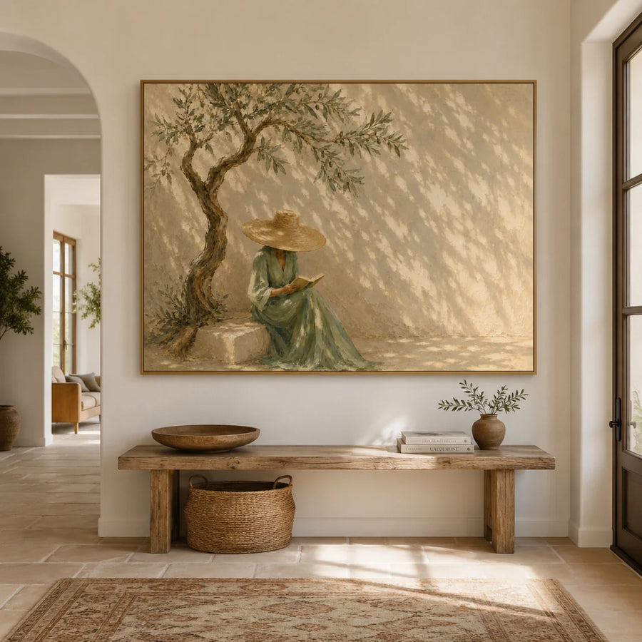 Vintage Americana Art | Where the Light Learns Silence