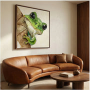 Surreal Art | Frog on Bark