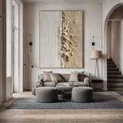 Wabi-Sabi Art | Textured Plaster Divide