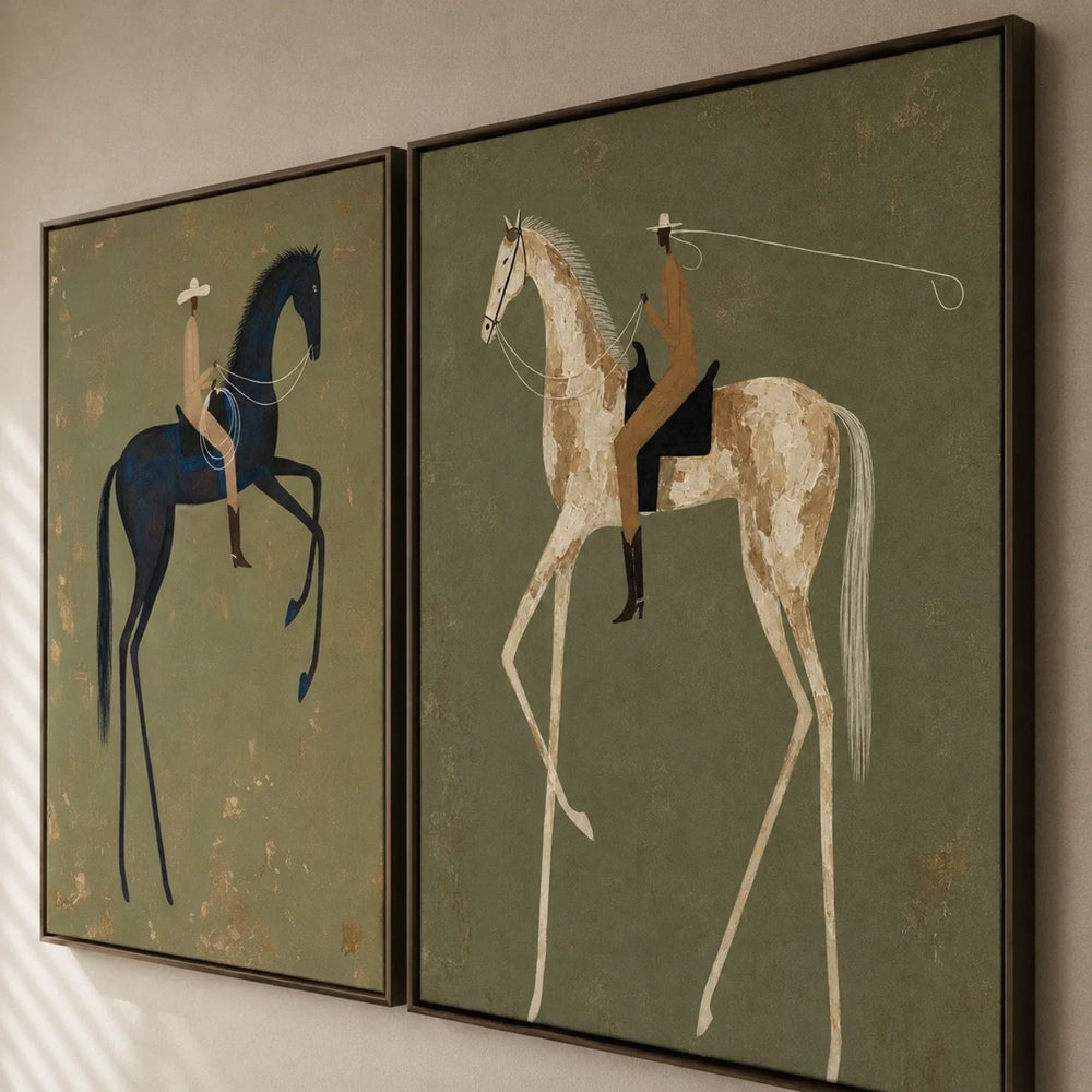 Vintage Americana Art | Saddle Hymn