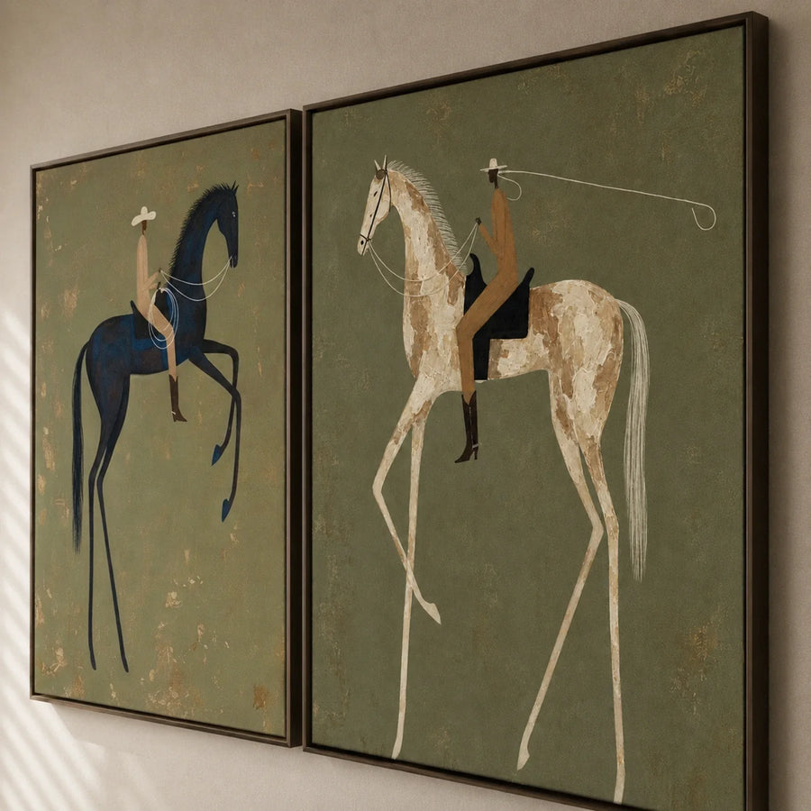 Vintage Americana Art | Saddle Hymn