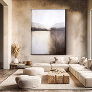 Impressionist Art | Misty Lake Reflections