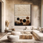 Wabi-Sabi Art | Fibrous Circle Textures